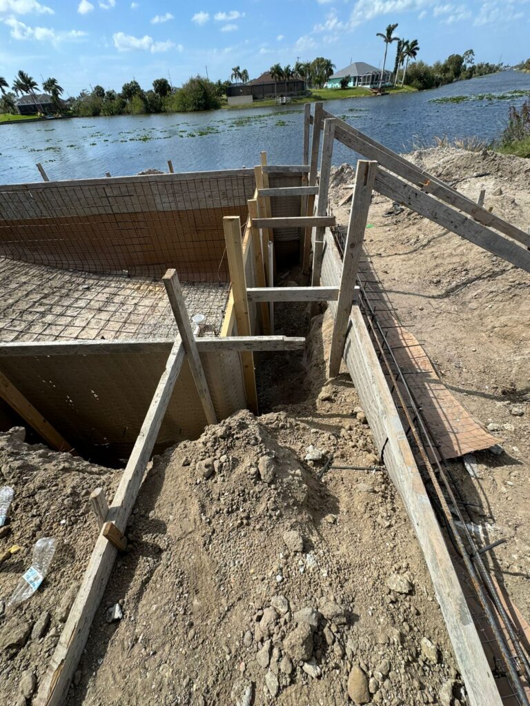 Pool construction
