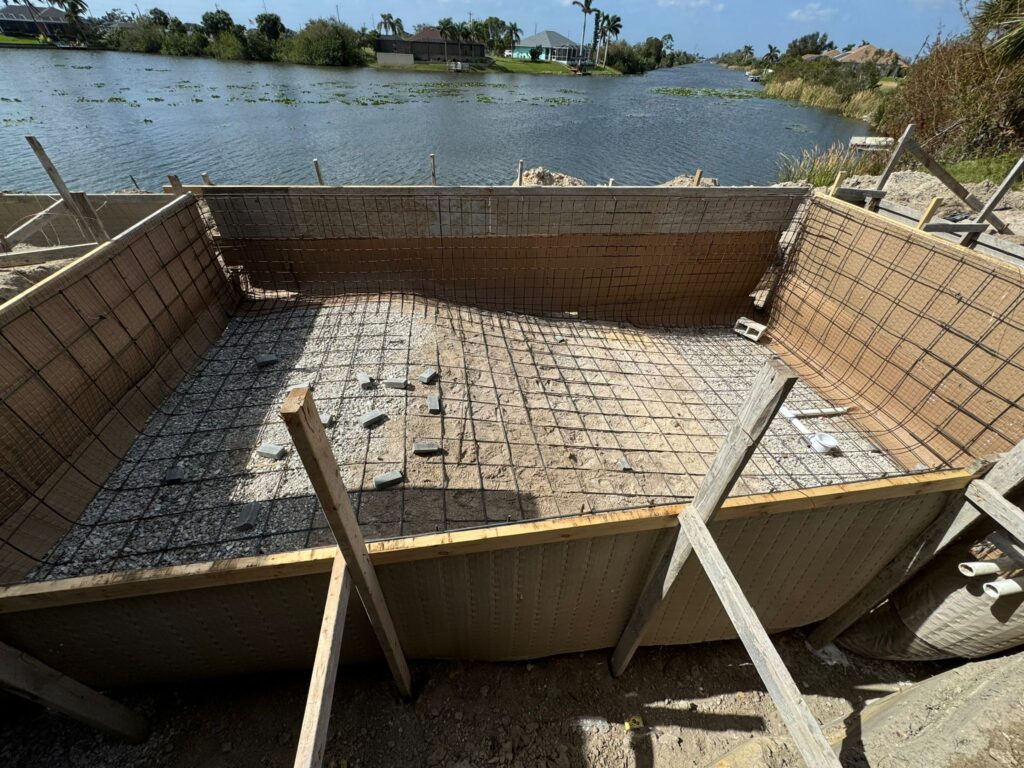 Pool construction