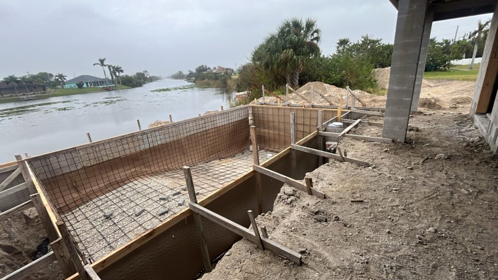 Pool construction